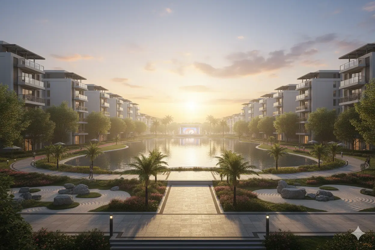 Water Features in Eastvale Compound