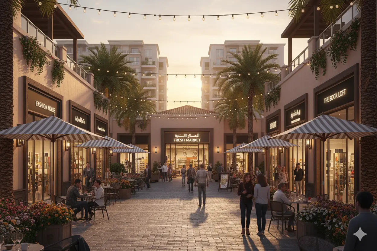 Retail Village in Eastvale Compound